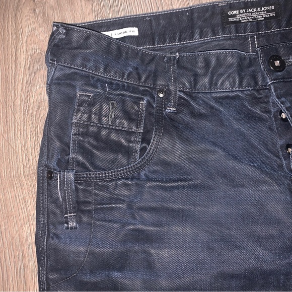 Jack & Jones Deadstock Workwear Boxy Powel JJ Loose Fit Black Men’s Sz 34x34 - Picture 13 of 14